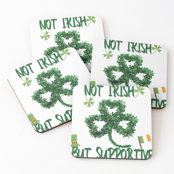 Item preview, Not Irish but Supportive T-Shirt designed and sold by DragonPrint.