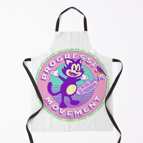 Item preview, PMD00559 Progressive Movement Designs All the Cool Cats Are Progressives shows you support progressive policy goals for progressive Democrats, progressive Independents and Bernie Sanders supporters designed and sold by ProgressiveLeft.