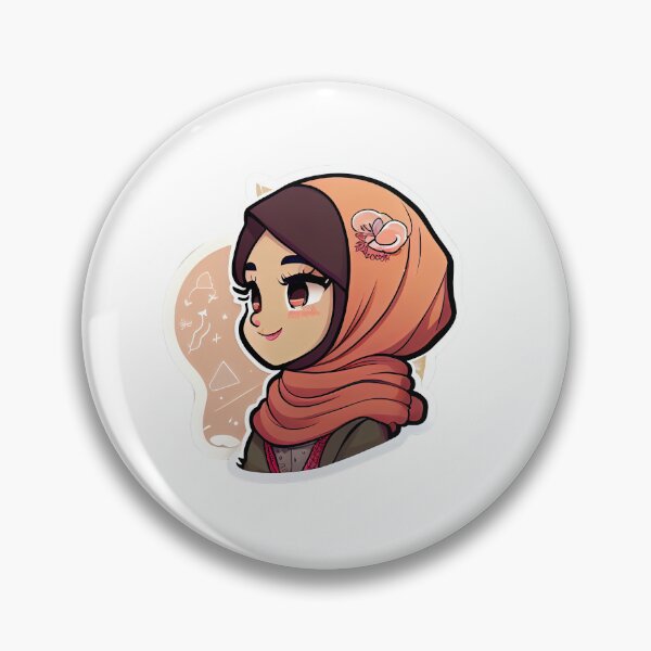 Artikelvorschau, Schönes Mädchen im Hijab-Cartoon entworfen und verkauft von MrBadDream.