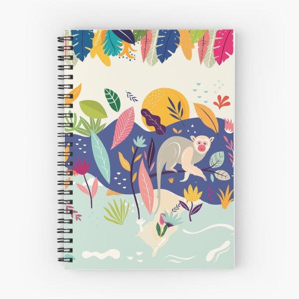 Item preview, Cute animal in jungles, colorful leaves, water and sun is a beautiful and harmonious painting designed and sold by Ndli.