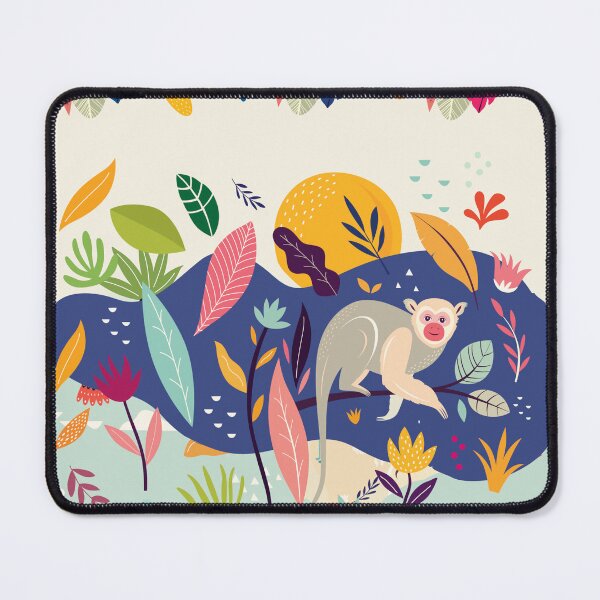 Item preview, Cute animal in jungles, colorful leaves, water and sun is a beautiful and harmonious painting designed and sold by Ndli.
