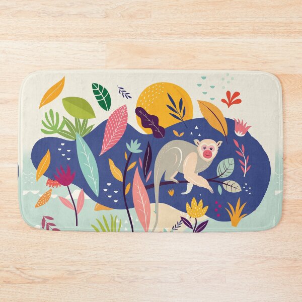 Item preview, Cute animal in jungles, colorful leaves, water and sun is a beautiful and harmonious painting designed and sold by Ndli.