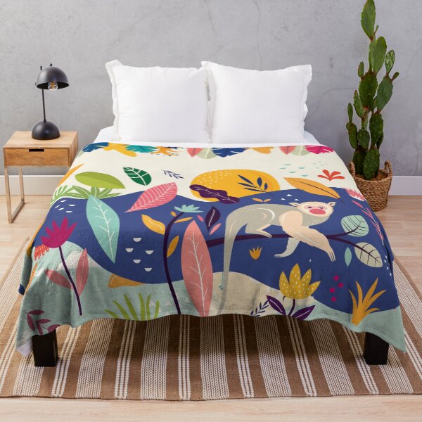 Item preview, Cute animal in jungles, colorful leaves, water and sun is a beautiful and harmonious painting designed and sold by Ndli.