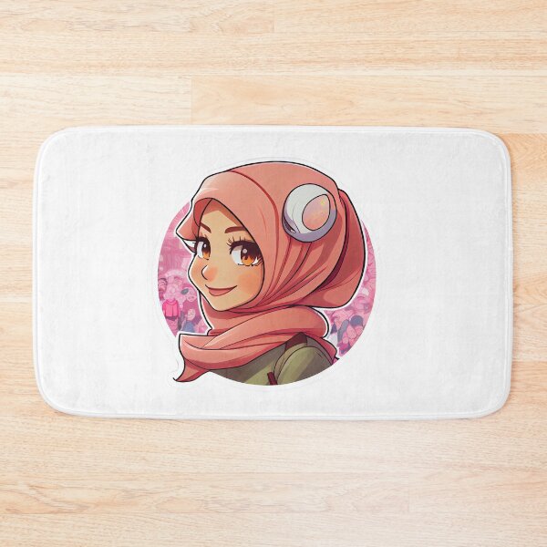 Item preview, Beautiful Girl in Pink Hijab designed and sold by MrBadDream.