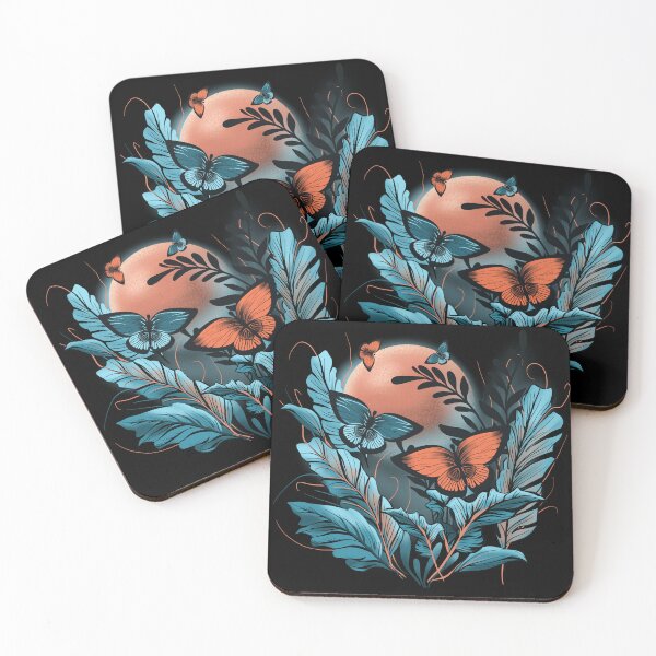 Item preview, Butterflies and exotic plants  designed and sold by Mashusha-art.
