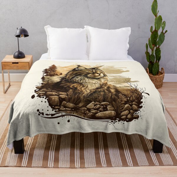 Item preview, Beautiful Majestic Maine Coon Cat designed and sold by brytfanna.