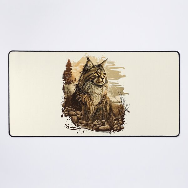 Item preview, Beautiful Majestic Maine Coon Cat designed and sold by brytfanna.