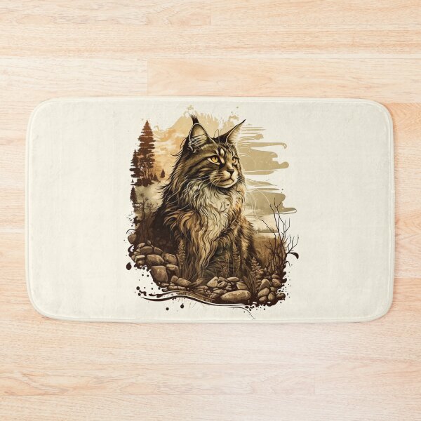Item preview, Beautiful Majestic Maine Coon Cat designed and sold by brytfanna.