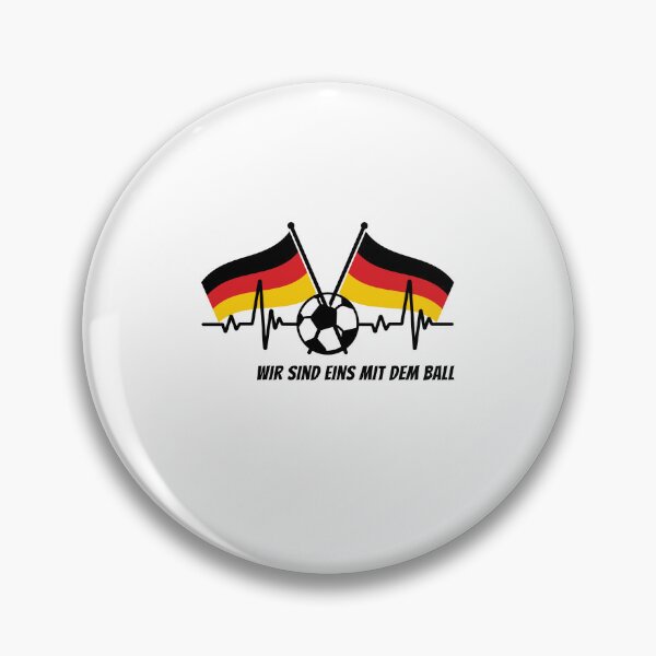 Item preview, Wir sind eins mit dem Ball -  Football Design - Germany designed and sold by RM-Journey.