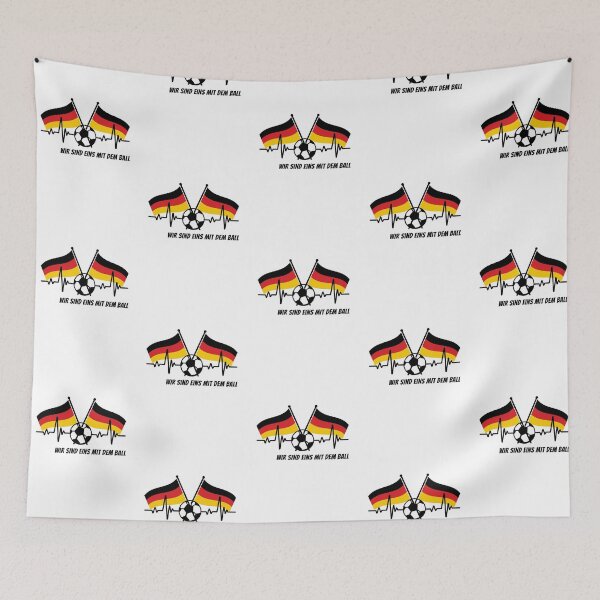 Item preview, Wir sind eins mit dem Ball -  Football Design - Germany designed and sold by RM-Journey.