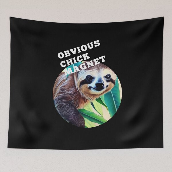 Item preview, Cute sloth chick magnet designed and sold by rocklegends99.