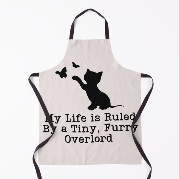 Item preview, Cat playing with Butterfly: My Life Is Ruled By a Tiny Furry Overlord  designed and sold by Cheeeeky.