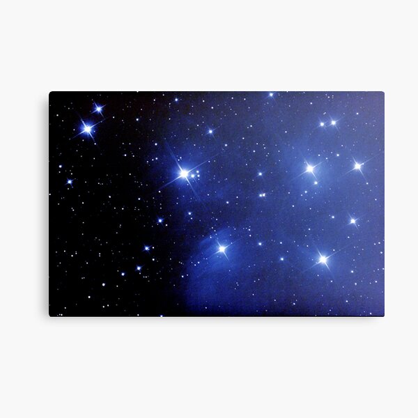 M45 pleiades seven sisters Canvas Print