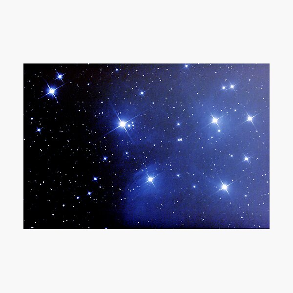 M45 pleiades seven sisters Photographic Print