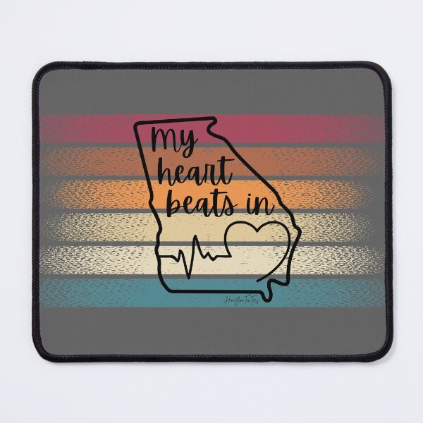 Item preview, My heart beats in Georgia designed and sold by HooYooTeeTees.