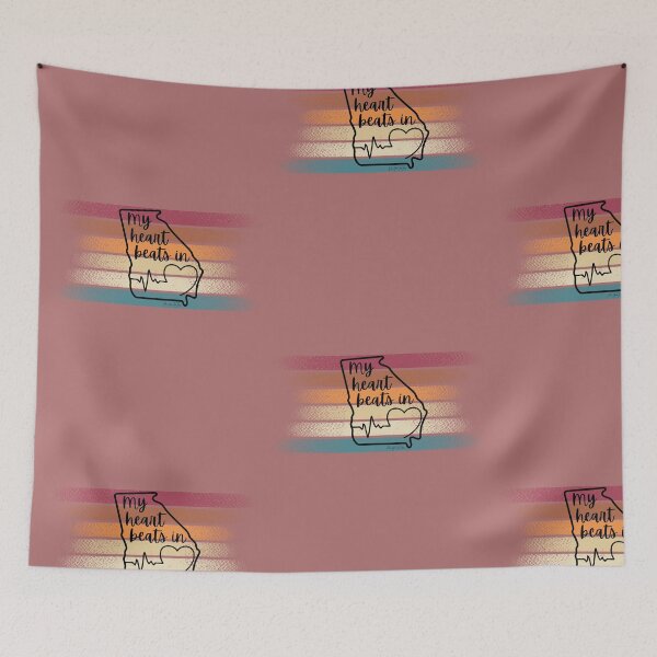 Item preview, My heart beats in Georgia designed and sold by HooYooTeeTees.