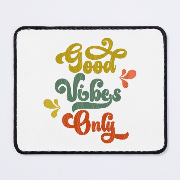 Item preview, Good Vibes Only - Retro designed and sold by WhimsyAndMojo.