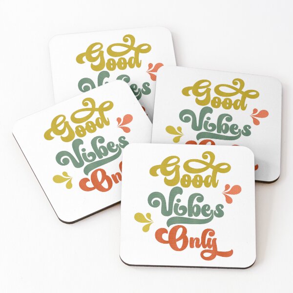 Item preview, Good Vibes Only - Retro designed and sold by WhimsyAndMojo.