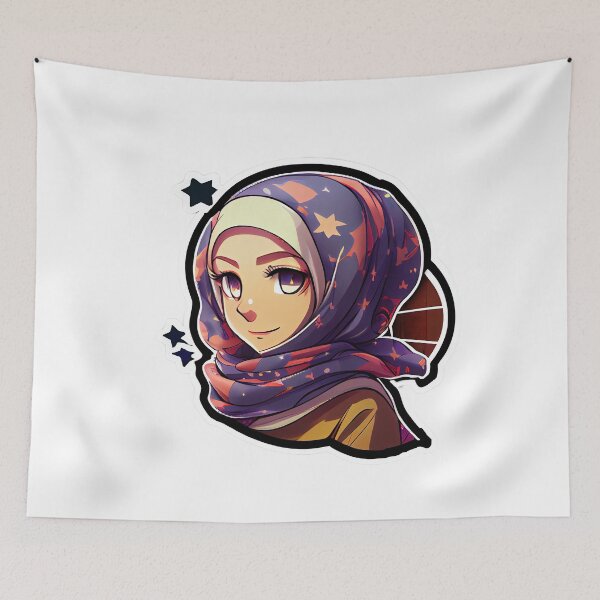 Item preview, Amazing Arab Girl Wearing Hijab designed and sold by MrBadDream.