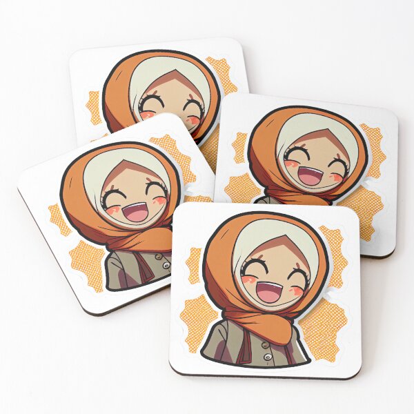 Item preview, Embarrassed Arab Girl Wearing Hijab and Laughing designed and sold by MrBadDream.