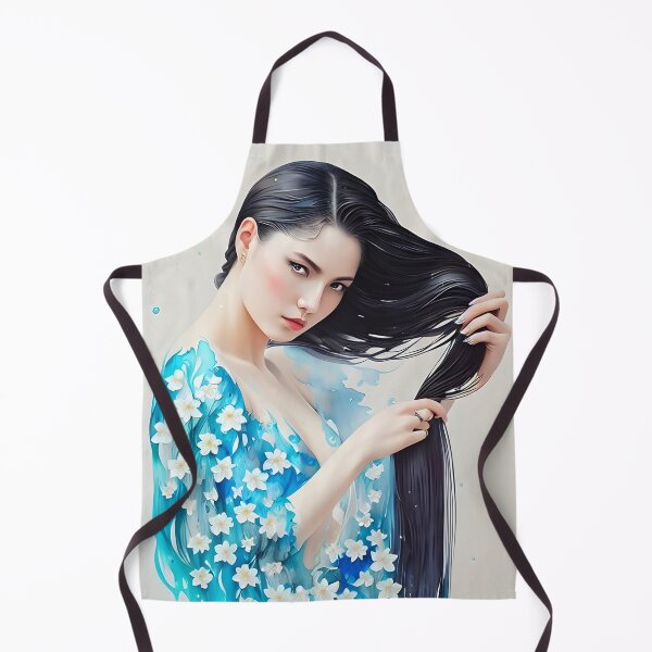 Item preview, Modernized Woman Combing Her Hair designed and sold by Pixel Perfect Beauties.