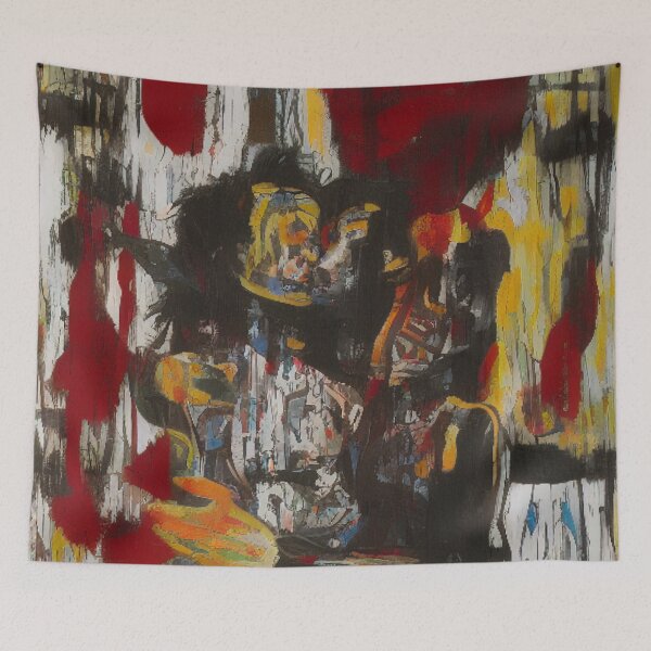 Item preview, Zombie Love: An Artistic Expression of Street Art, Collage, and Abstract Graffiti designed and sold by ArtazaBazaar.