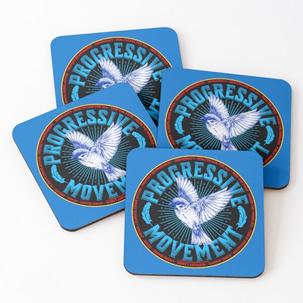 Item preview, PMD00562 Progressive Movement Designs Bird shows you support progressive policy goals for progressive Democrats, progressive Independents and Bernie Sanders supporters designed and sold by ProgressiveLeft.