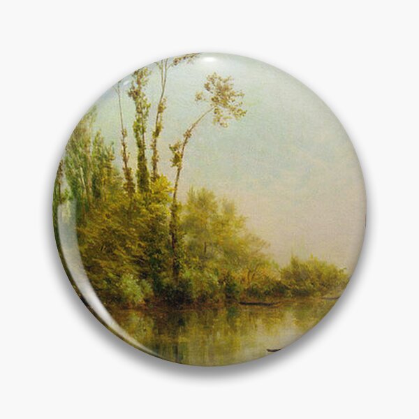 Item preview, Charles Daubigny -Francois les Iles -Seine River in Bezons designed and sold by tomorrowsart.