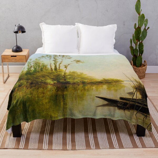Item preview, Charles Daubigny -Francois les Iles -Seine River in Bezons designed and sold by tomorrowsart.