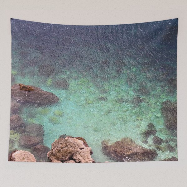 Item preview, Rocky Shore Top View designed and sold by Kate-P-.