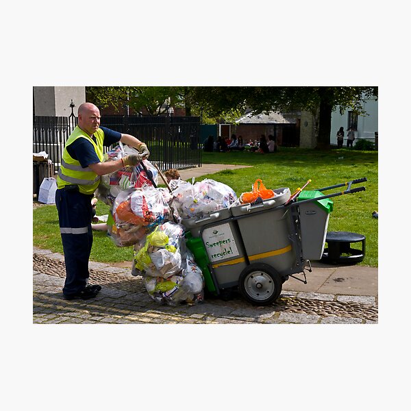 Garbageman Fotodruck