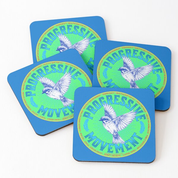Item preview, PMD00563 Progressive Movement Designs Bird shows you support progressive policy goals for progressive Democrats, progressive Independents and Bernie Sanders supporters designed and sold by ProgressiveLeft.