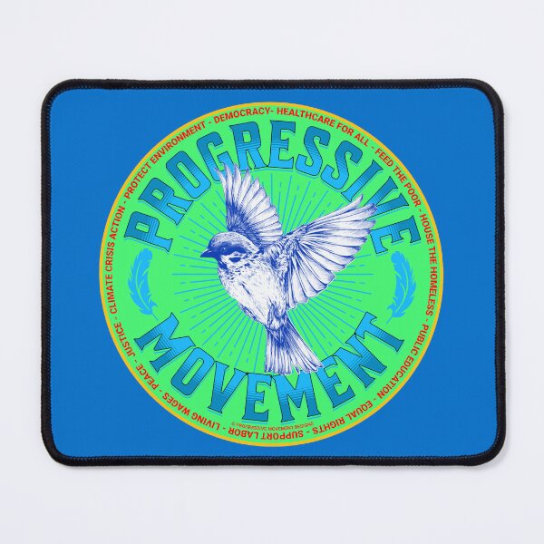 Item preview, PMD00563 Progressive Movement Designs Bird shows you support progressive policy goals for progressive Democrats, progressive Independents and Bernie Sanders supporters designed and sold by ProgressiveLeft.