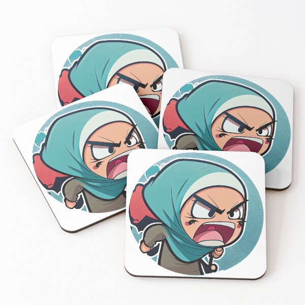 Item preview, Angry Arab Girl Wearing Hijab and Laughing designed and sold by MrBadDream.