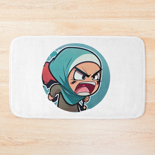 Item preview, Angry Arab Girl Wearing Hijab and Laughing designed and sold by MrBadDream.