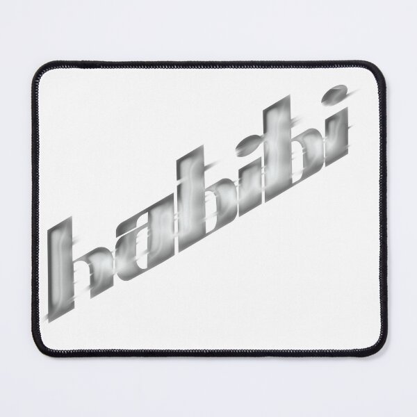 Item preview, Copy of Habibi Text - black and white designed and sold by Iyad Ghanim.