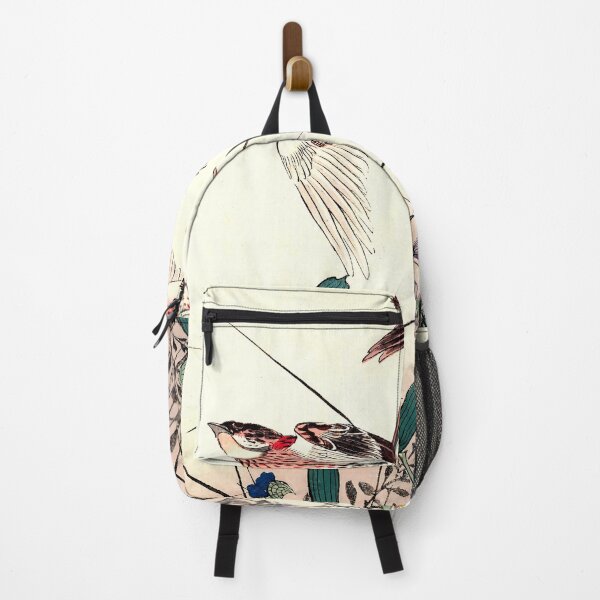 Item preview, Flying Birds, Japanese Woodblock Illustration designed and sold by notsweettea.