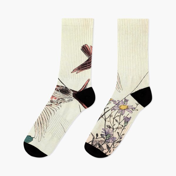 Item preview, Flying Birds, Japanese Woodblock Illustration designed and sold by notsweettea.