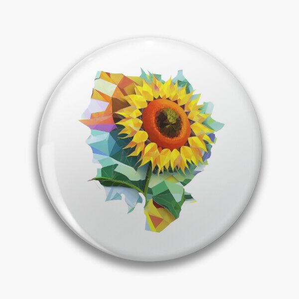 Artikelvorschau, LowPoly Sonnenblume bunt entworfen und verkauft von mind-melt-er.
