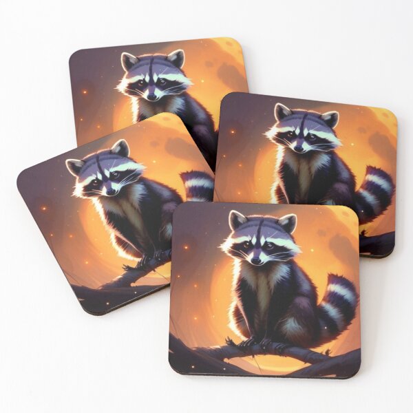 Item preview, Night sky Raccoon designed and sold by RaccoonFromMoon.