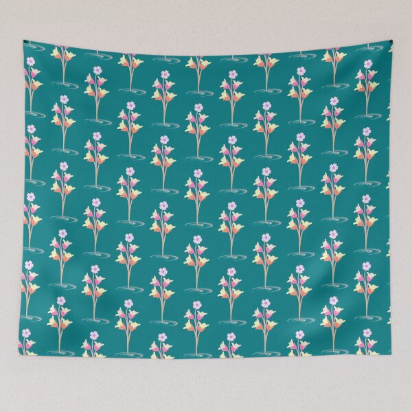 Item preview, Oconee Bells Flower - Turquoise designed and sold by JaselviiStudio.
