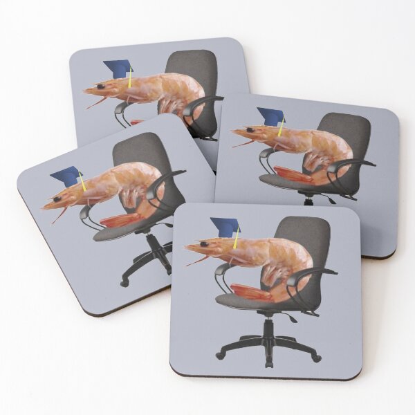 Item preview, Graduated Shrimp On Desk Chair  designed and sold by Shrimps 4 Life.