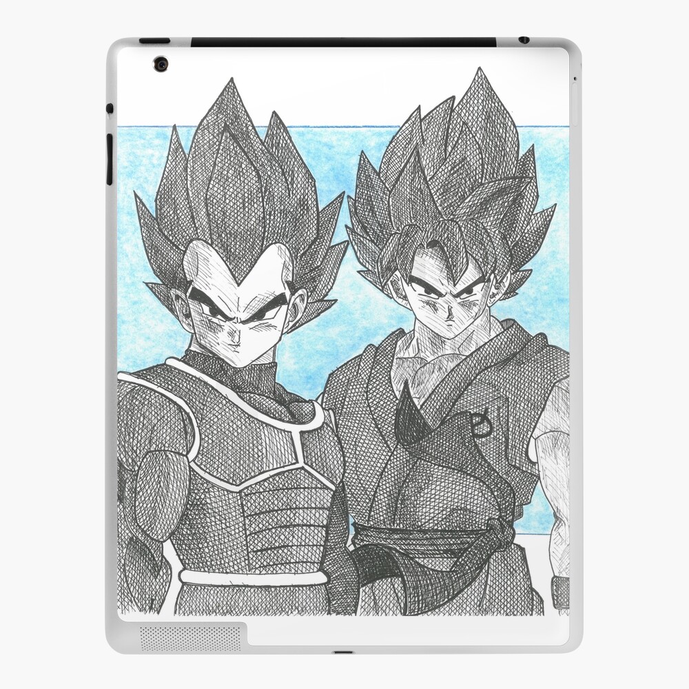 Drawing Goku VS Vegeta - Super Saiyan Blue ( Dragon Ball Super ) 