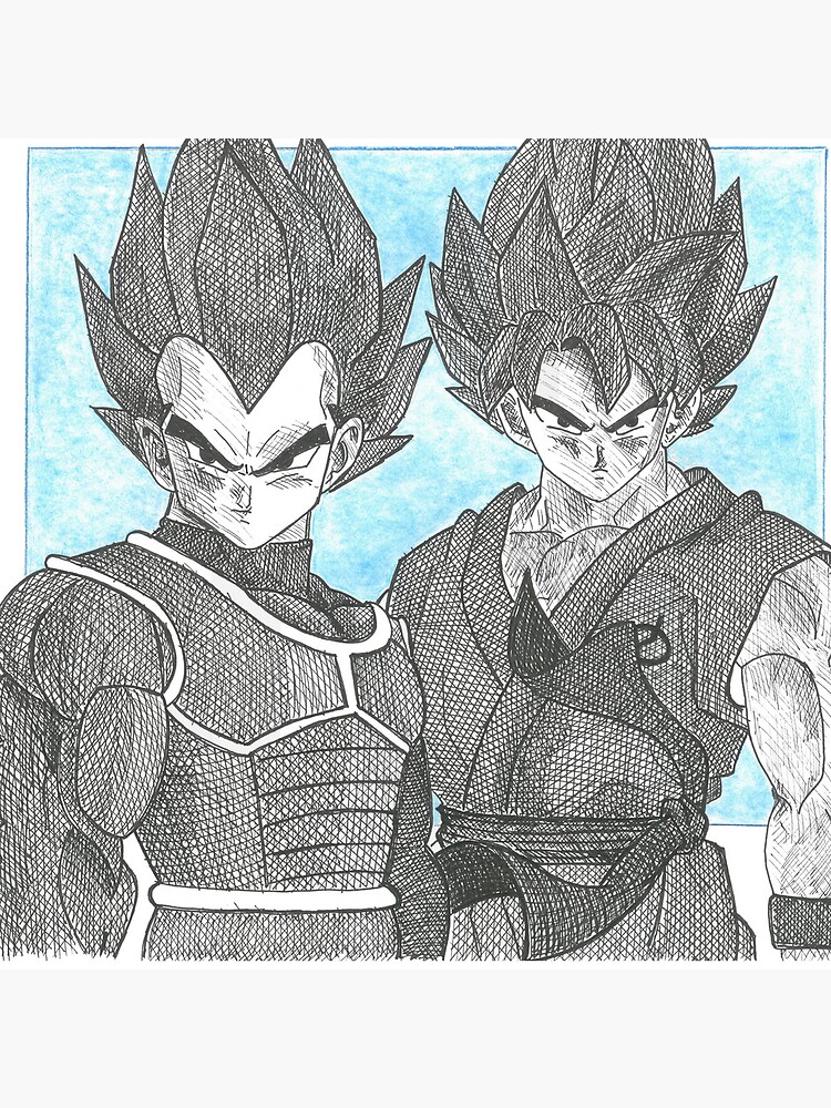 How to draw goku ultra instinct vs vegeta ultra ego || step-by-step -  YouTube