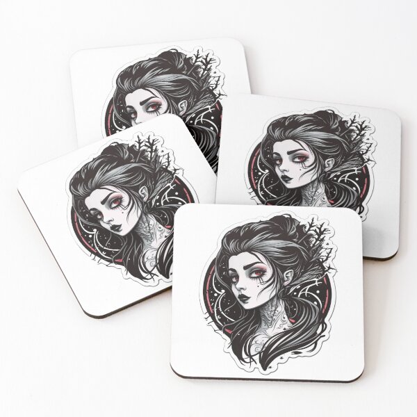 Item preview, Gothic Girl Sticker designed and sold by KukiStickers.