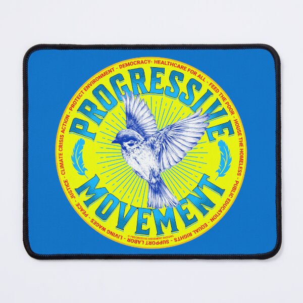 Item preview, PMD00564 Progressive Movement Designs Bird shows you support progressive policy goals for progressive Democrats, progressive Independents and Bernie Sanders supporters designed and sold by ProgressiveLeft.