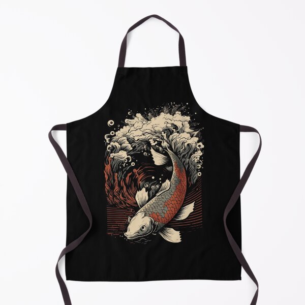 Item preview, Japan Koi Fish Great Wave Retro Vintage designed and sold by brytfanna.