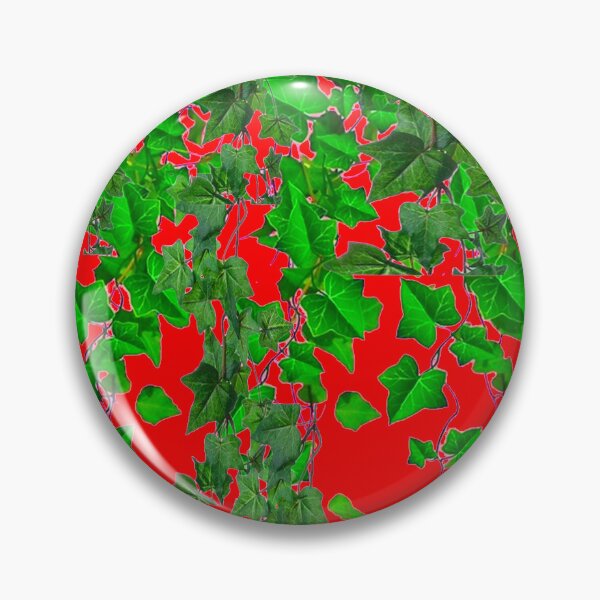 Item preview, CASCADING GREEN HANGING IVY PLANT RED ART designed and sold by sharlesart.