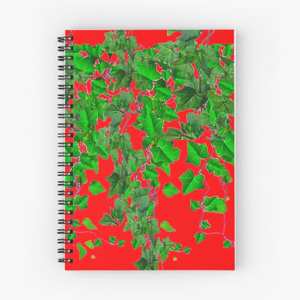 Item preview, CASCADING GREEN HANGING IVY PLANT RED ART designed and sold by sharlesart.