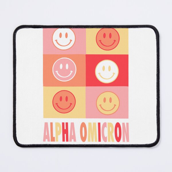 Item preview, Alpha Omicron Smiley Face designed and sold by Emily Bauknight.
